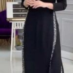 پیراهن مجلسی نوار لمه