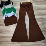 ست نیمتنه و شلوار بوت کات