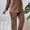ست شومیز دکمه دار و شلوار