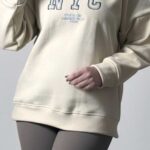 دورس نیم زیپ گلدوزی NYC