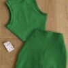 Cut skirt set
