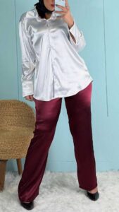 Satin pants