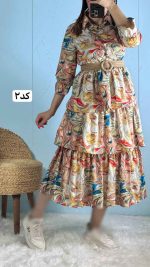 پیراهن طبقاتی 38709 - تصویر 3