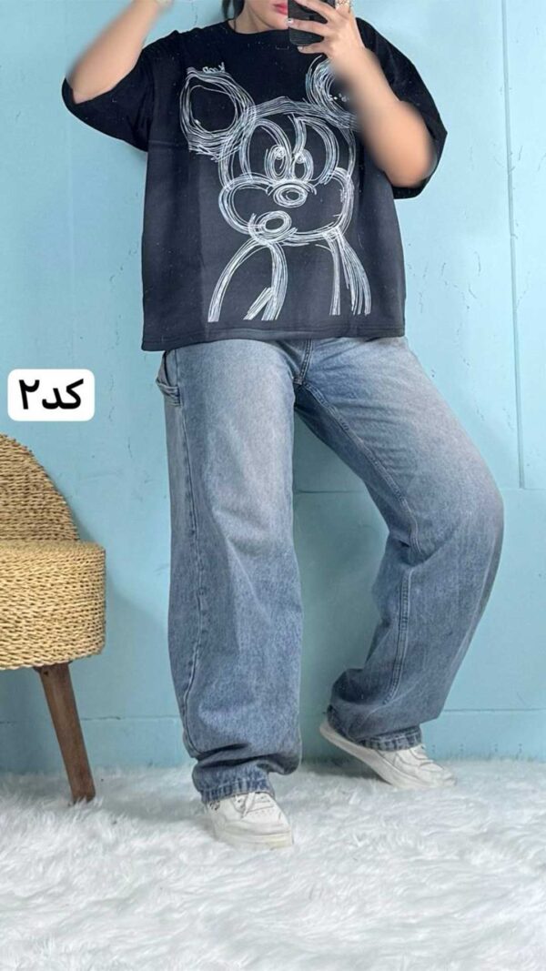 تیشرت باکسی میکی 80045