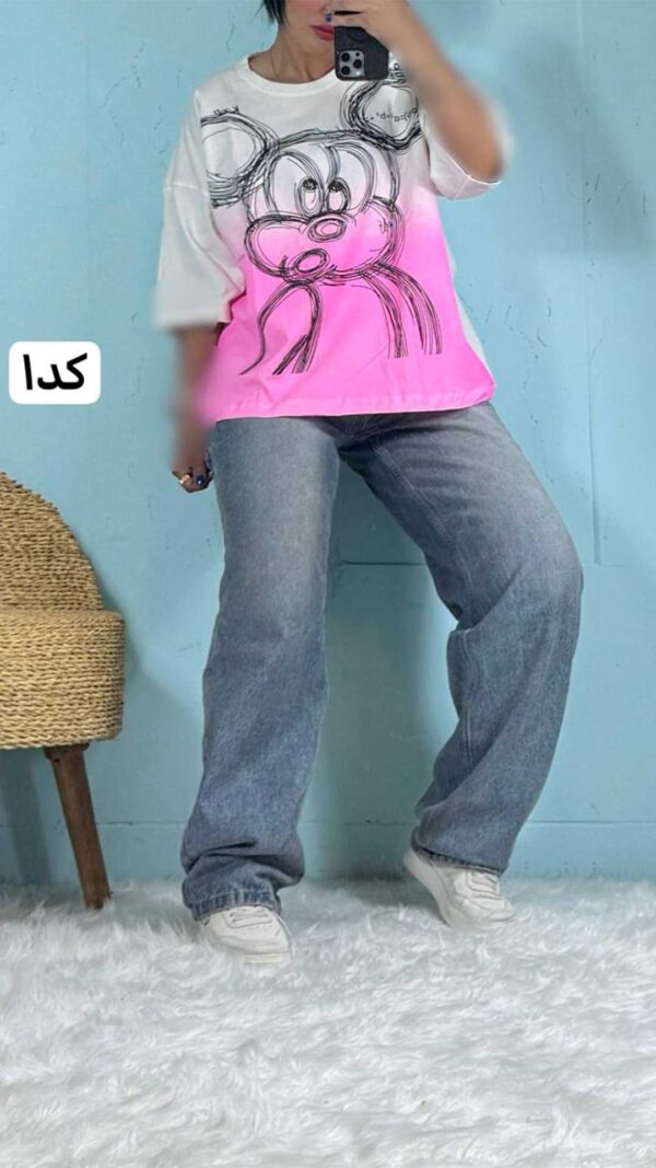 تیشرت باکسی میکی 80045