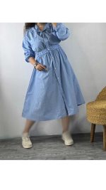پیراهن عروسکی پینترستی کمرکش ۴۰۷۰۴ - تصویر 9