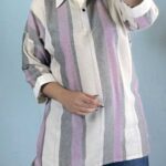 شومیز کنفی جلو بسته