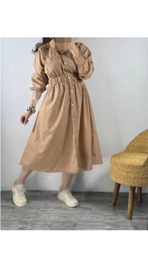 پیراهن عروسکی پینترستی کمرکش ۴۰۷۰۴