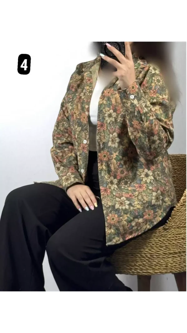 شومیز گلی پاییزی ۵۵۳۶۰