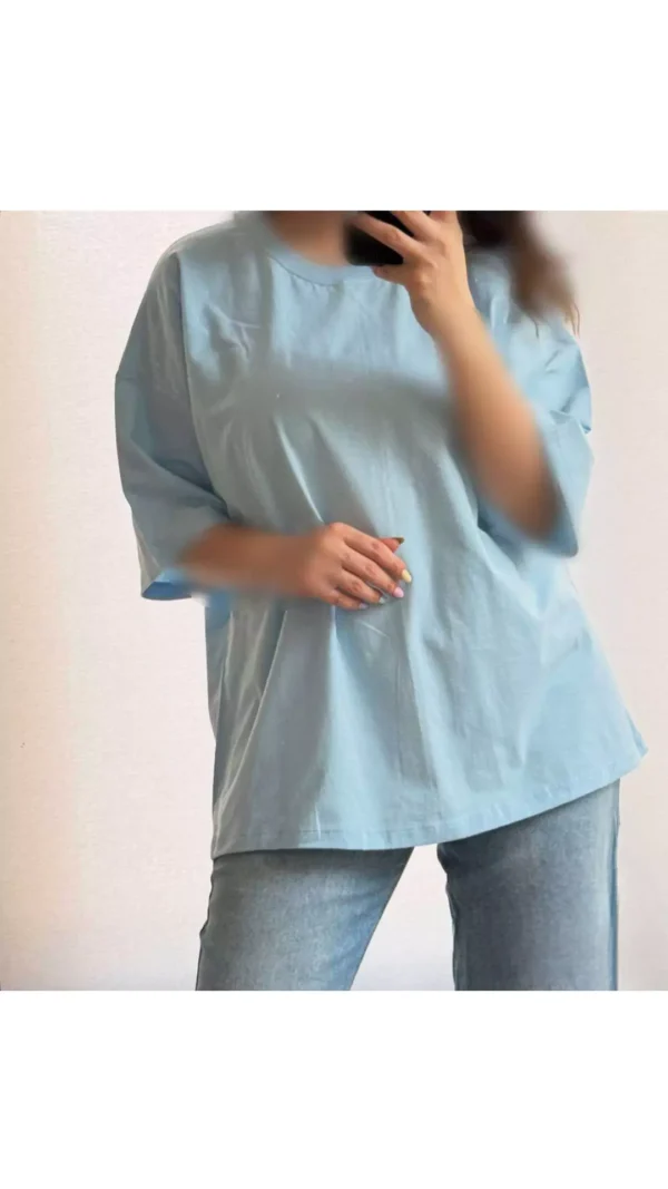 تیشرت باکسی نخ پنبه ۳۷۰۸۰