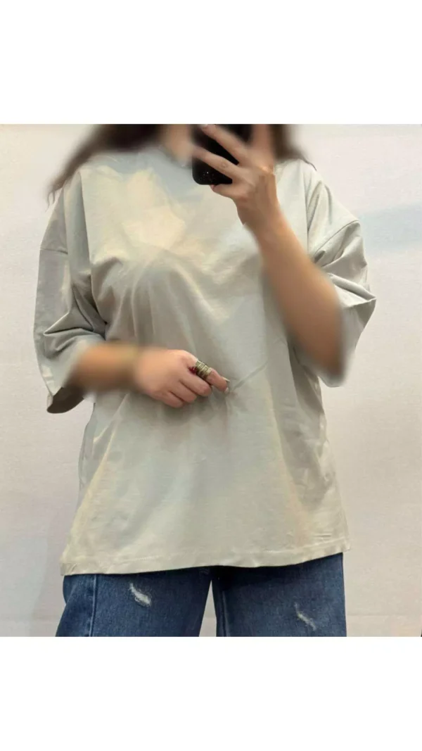 تیشرت باکسی نخ پنبه ۳۷۰۸۰