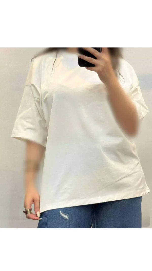 تیشرت باکسی نخ پنبه ۳۷۰۸۰