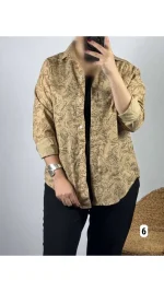 شومیز ابروبادی زنانه ۴۳۷۶۸ - تصویر 8