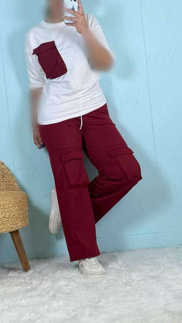 ست تیشرت و شلوار کارگو  990013