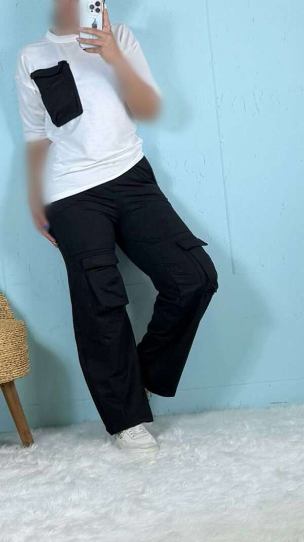 ست تیشرت و شلوار کارگو  990013