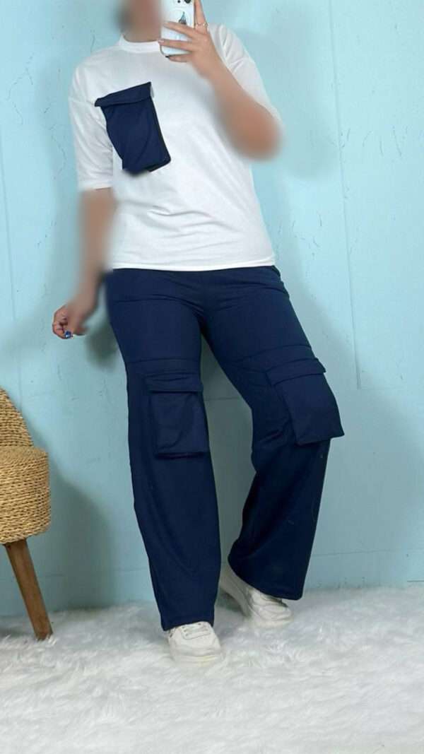 ست تیشرت و شلوار کارگو  990013