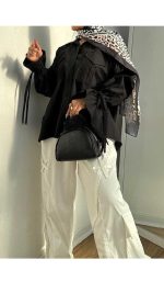 شومیز عروسکی مچ بندی زنانه ۶۹۰۰۳ - تصویر 4