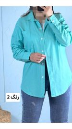 شومیز مانتویی پونه زنانه 43700 - تصویر 3