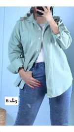 شومیز مانتویی پونه زنانه 43700 - تصویر 7