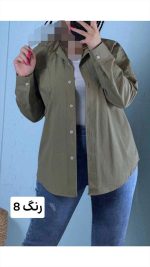 شومیز مانتویی پونه زنانه 43700 - تصویر 8