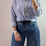 شومیز راه راه زنانه ۶۲۴۴۳