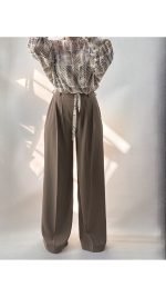 شلوار مجلسی مزونی زنانه 33860 - تصویر 5