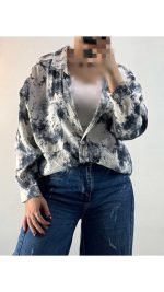شومیز پری ابرنگی زنانه 17298 - تصویر 2