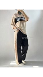 ست تیشرت و شلوار میومیو زنانه 90890 - تصویر 4