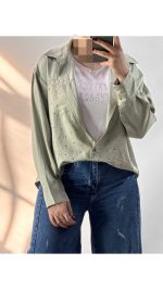 شومیز دوتیکه سیلک زنانه ۹۰۷۶۸ - Image 5