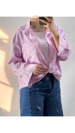 شومیز دوتیکه سیلک زنانه ۹۰۷۶۸ - Image 6