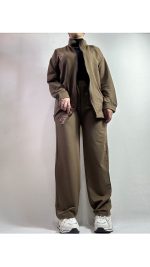 سویشرت و شلوار گلدوزی زنانه ۶۰۰۷۸ - تصویر 3