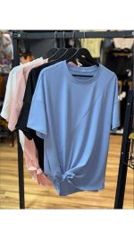 تیشرت گره ای زنانه 53760 - تصویر 2