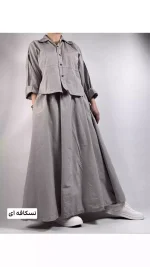 ست شومیز دامن قواره دار زنانه ۶۶۴۰۸۹