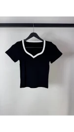 کراپ یقه دلبری زنانه ۶۰۰۵۰ - تصویر 2