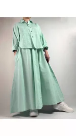 ست شومیز دامن قواره دار زنانه ۶۶۴۰۸۹ - تصویر 2