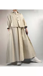 ست شومیز دامن قواره دار زنانه ۶۶۴۰۸۹ - تصویر 3
