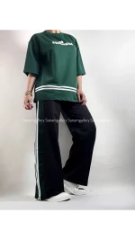 ست تیشرت و شلوار بالنسیا زنانه ۹۸۲۹۰ - تصویر 3