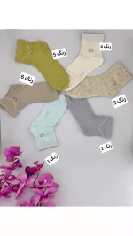 جوراب نخی ساده زنانه j114 - تصویر 2