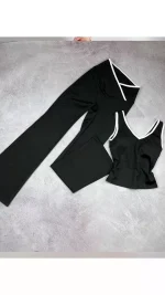 ست تاپ و شلوار اسپندکس زنانه ۸۸۴۹۷ - تصویر 4