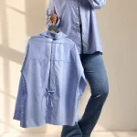 شومیز پشت بندی راه راه زنانه ۸۳۳۵۰