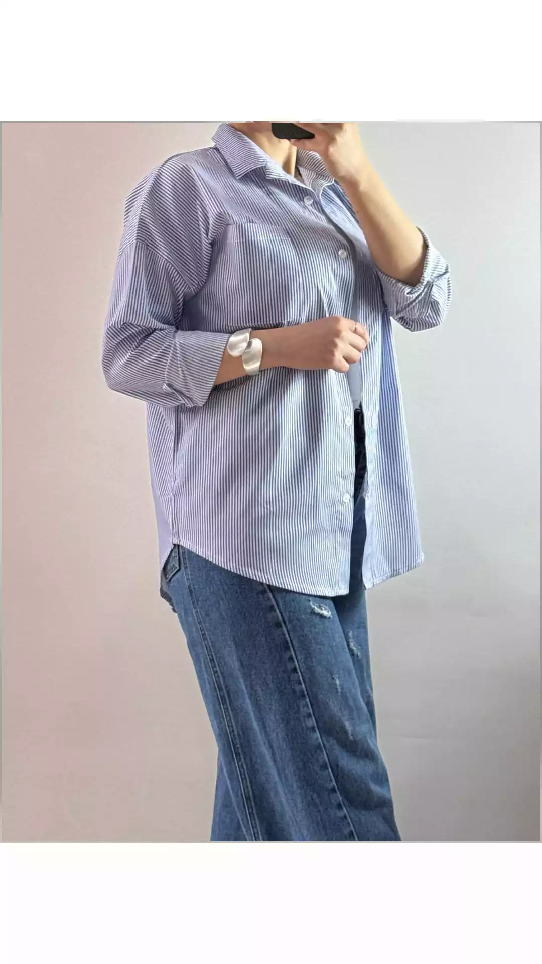شومیز راه راه زنانه 75477