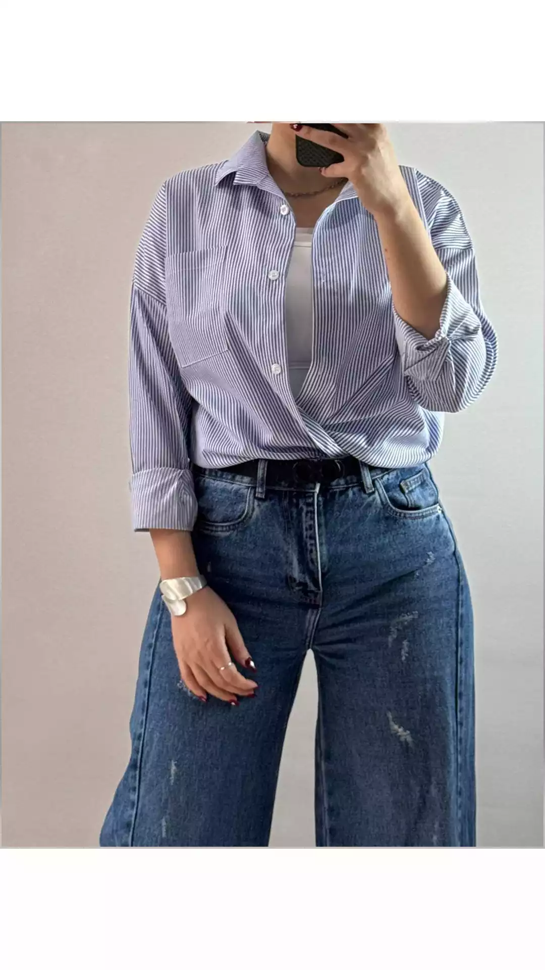 شومیز راه راه زنانه 75477
