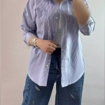 شومیز راه راه زنانه 75477