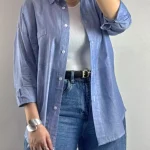شومیز راه راه وال زنانه ۷۵۳۳۴