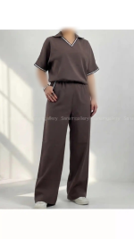 ست پولوشرت و شلوار زنانه 29880 - تصویر 3