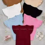 کراپ استین چیندار زنانه ۱۱۴۳۸