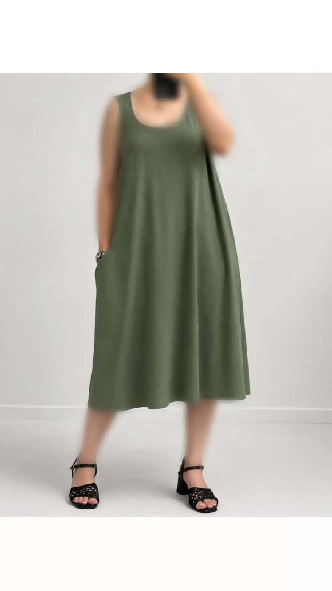 سارافون جیبدار زنانه وارداتی ES50043