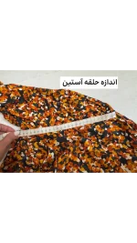 پیراهن گلدار غزل زنانه ES112 - تصویر 2