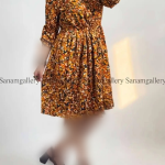 پیراهن گلدار غزل زنانه ES112