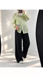شومیز پری شیشه ای ونوش زنانه 405655 - تصویر 5